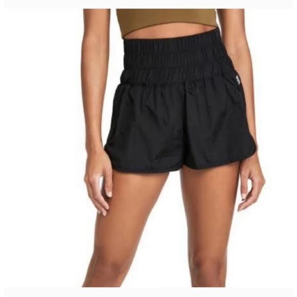 Free People Movement The Way Home Black Shorts Fitness Athleisure Small Women - Picture 1 of 8